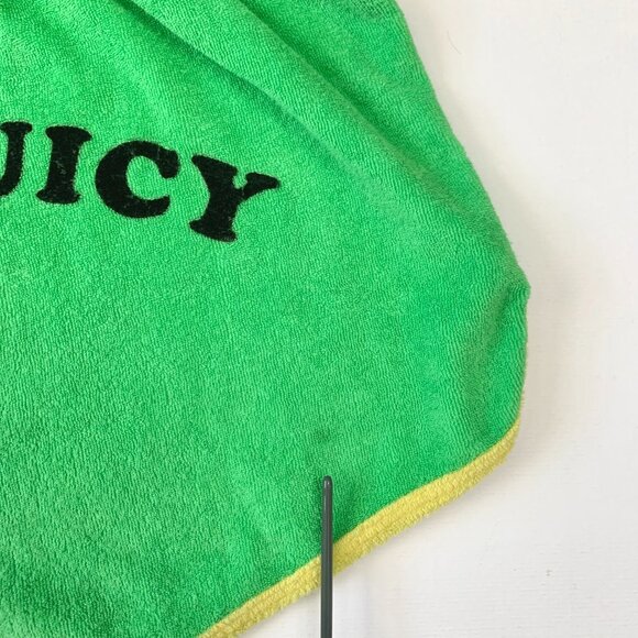 Y2K Juicy Couture Black Label Terry Cloth Shorts One Piece Romper Retro Sporty - Picture 8 of 15